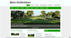 Desktop Screenshot of golf-blog.eu
